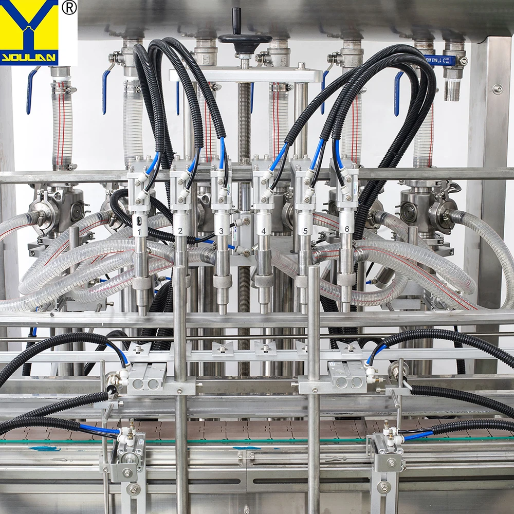 อัตโนมัติ Liquid & วางเครื่องบรรจุ Jar เติมเครื่องสำอางค์ครีม Heavy ซอส