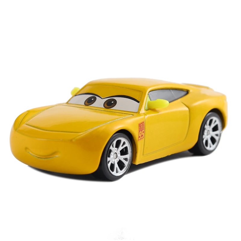Pixar Racing 3 Lightning McQueen Jackson Storm Saligidor Weiße Polizei Druckguss-Metall 1:55 Legierung Modellautos Geschenke