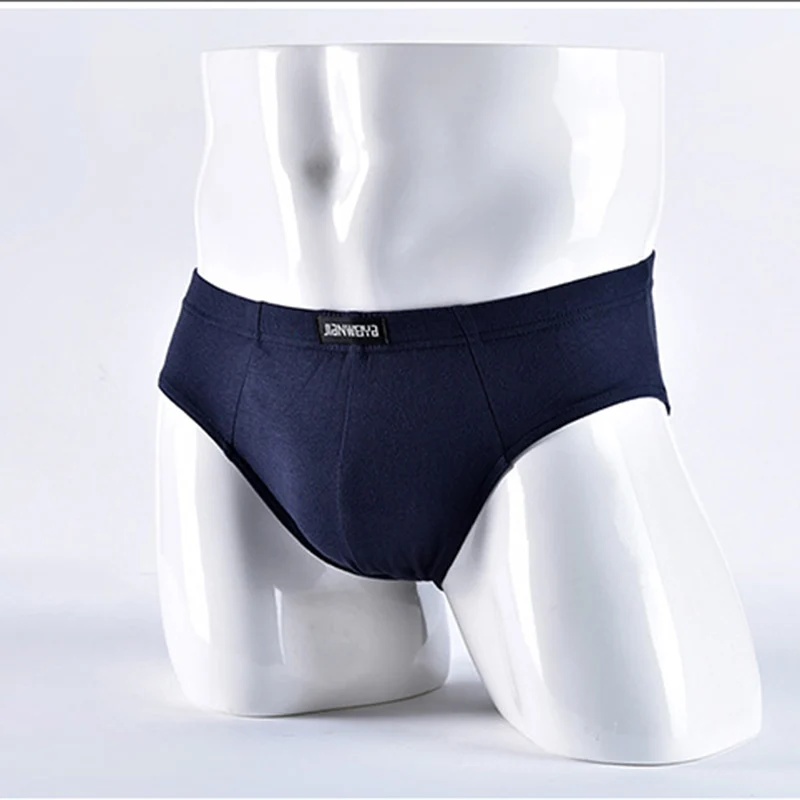 

Mens Quality Steel Mid Rise Cotton Mix Color Brief Men Underwear 5 PCS/Lot Panties Briefs