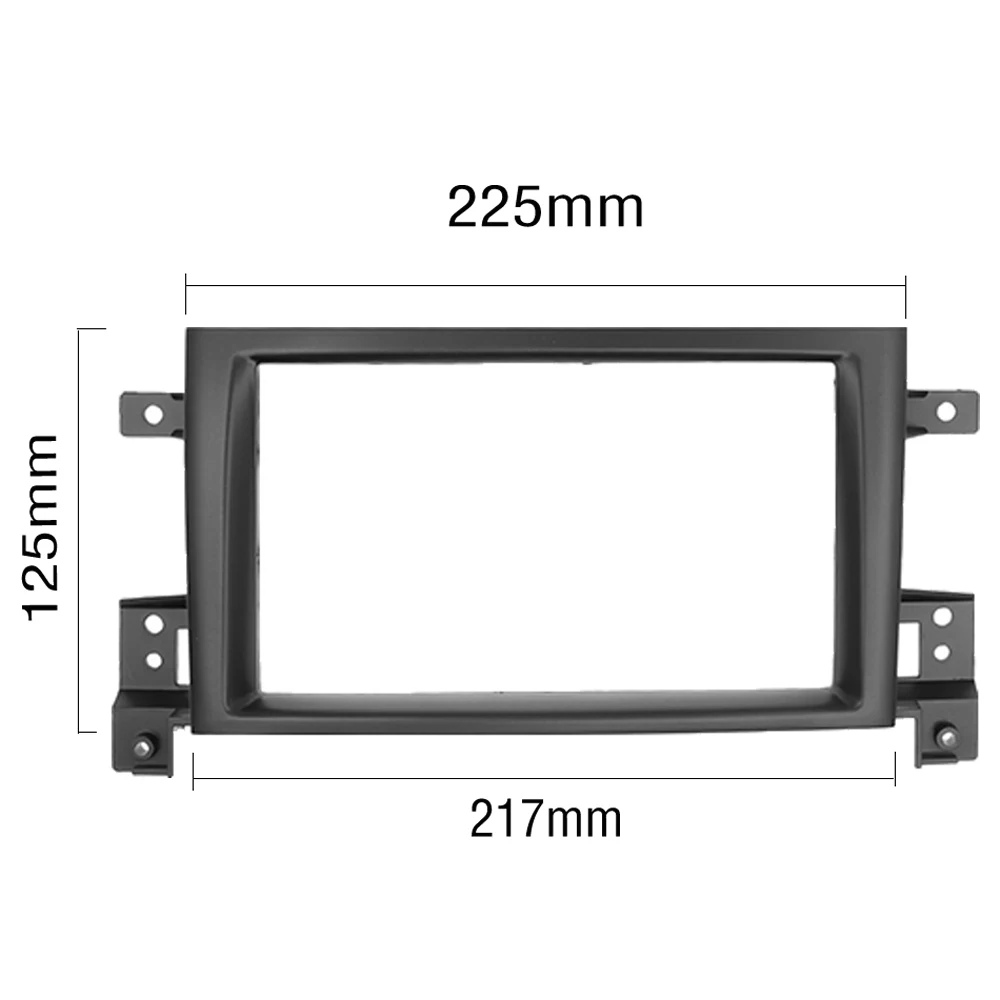 2 DIN Car Radio Fascia for Suzuki Grand Vitara 2005-2017 Double Din DVD Frame Adapter Panel Dash Mount Tirm Kit