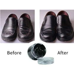 50ml Black Leather Care Paint Leather Repair Paste Shoe Cream for Sofa Car Seat Scratch Crack Restoration Leather Coloring Paint