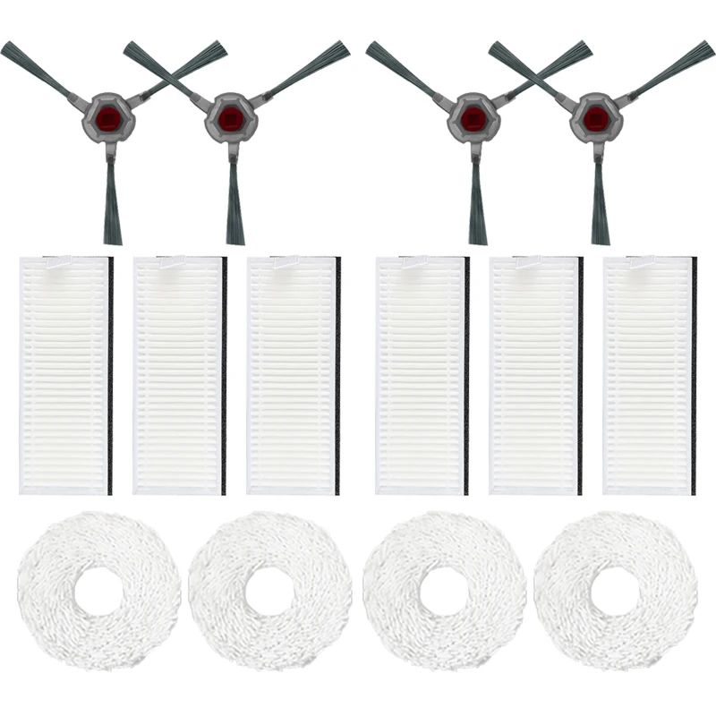 Seite Pinsel HEPA-Filter Mops Für ECOVACS Deebot N9 + Zubehör Roboter-staubsauger Ersatz