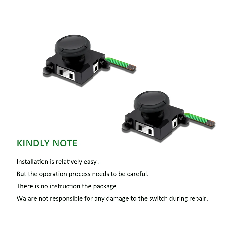 1 pçs 3d analógico joystick polegar varas substituições para nintend interruptor joy con controlador substituição esquerda e direita analógico