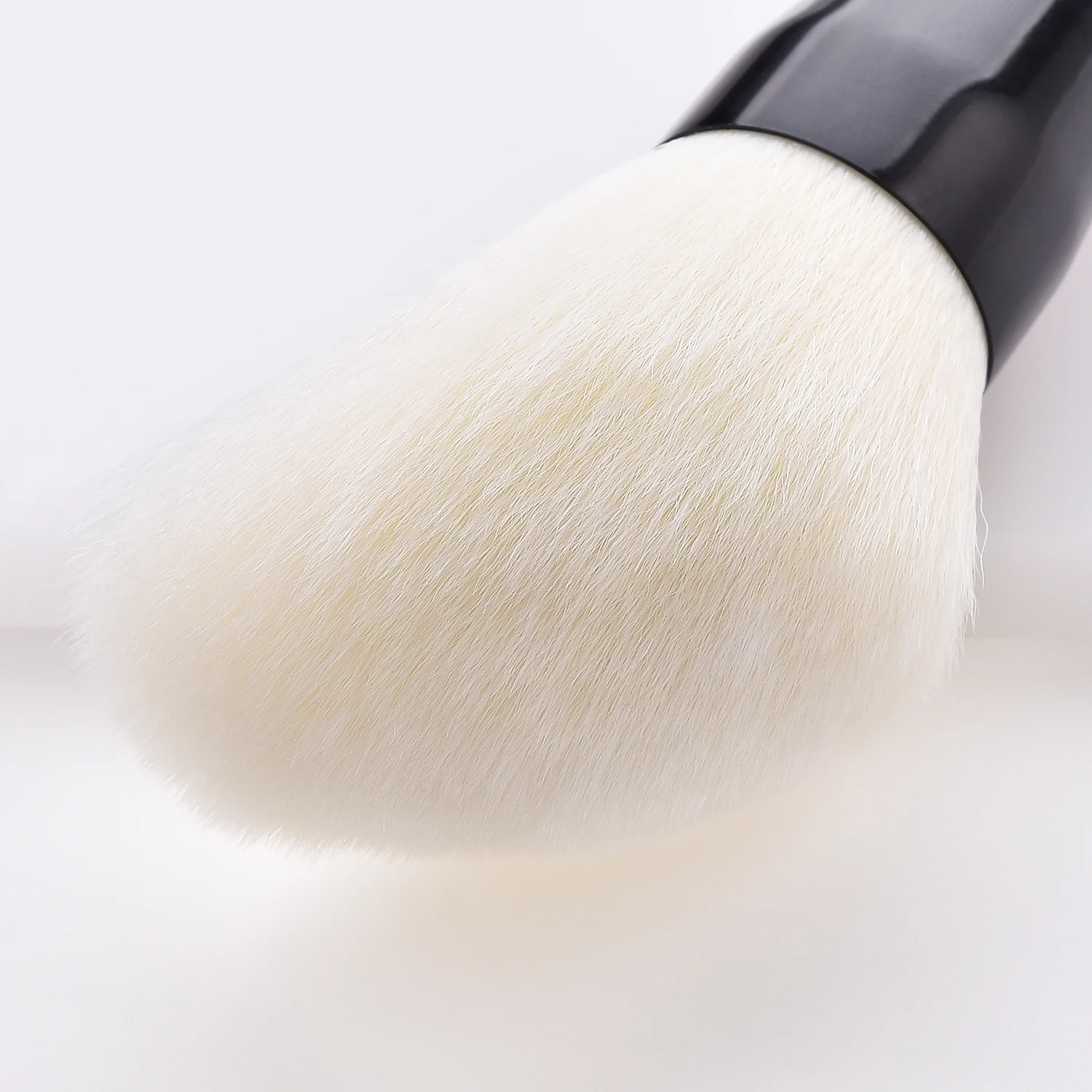 Saiantth single dency white goat hair loose powder blush brush oblique makeup brushes black wood cosmetic tool beauty make up