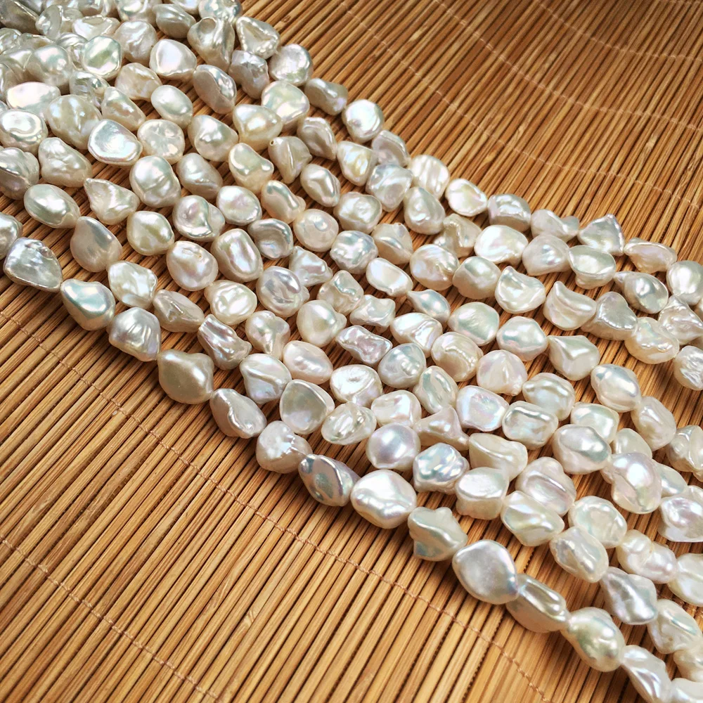 Natural Freshwater Pearl Beading irregular shape Isolation Punch Loose Beads For jewelry making DIY Necklace Bracelet Accessorie