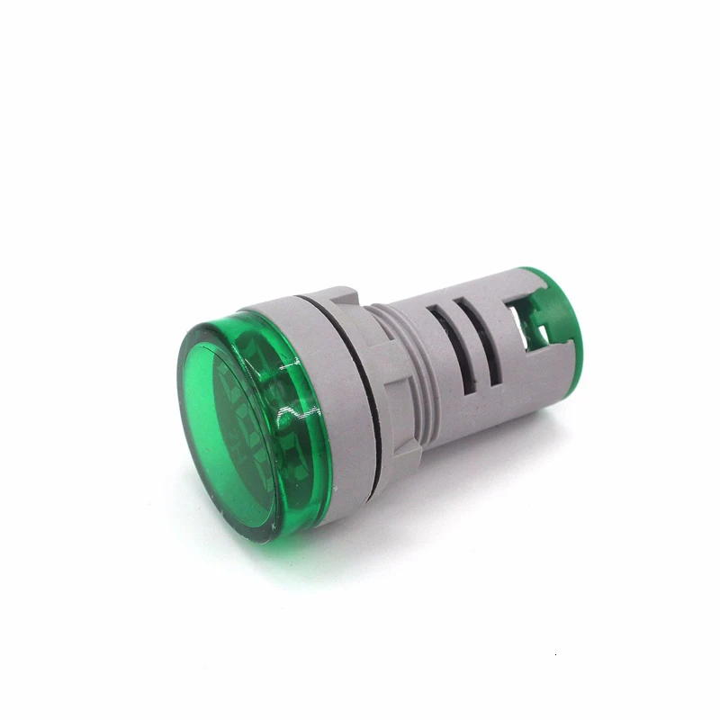 22mm LED AC Digital Display Frequency Table Hertz Meter Voltmeter Indicator Light Signal Lamp Boat Warning Lights Range 0-99Hz