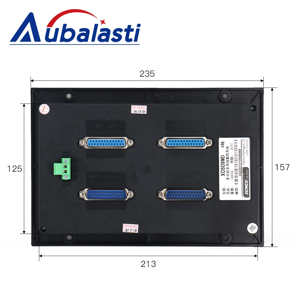 Aubalasti XC609M CNC 밀링 시스템 1-6 축 독립형 오프라인 컨트롤러 브레이크 아웃 보드 연결 컨트롤러
