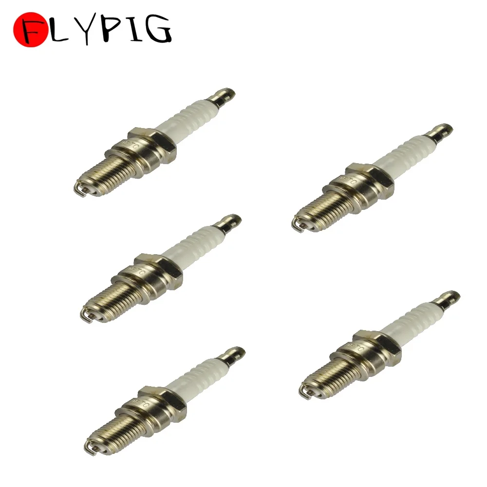 FLYPIG Spark Plug D8TC For 125-250cc Dirt Bike ATV Moped Buggy Go Kart Scooter CG150 CG200 CG250 CF250