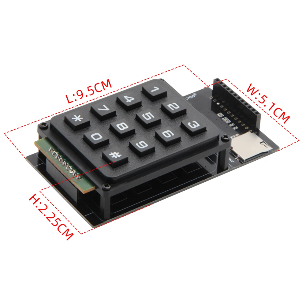 LILYGO® TTGO T-Display Keyboard For LNURLPoS Keyboard Expansion Board Support TF Card