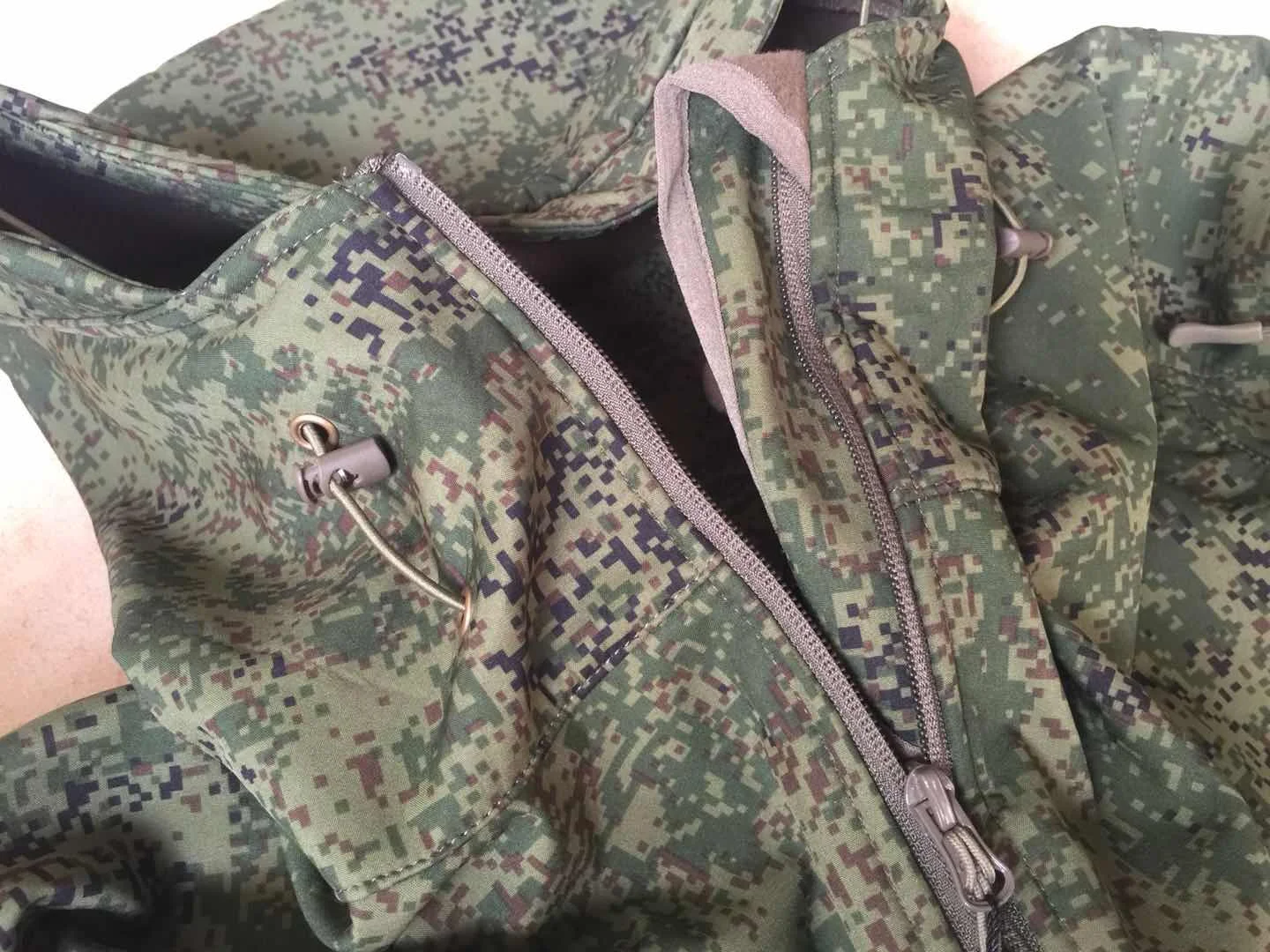 Militär Uniform Russland EMR Dschungel Digitalen Camouflage Armee Militär Innere Fleece Stoff Wasserdichte Jacken Jagd Kleidung