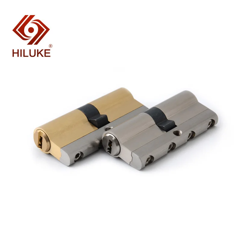 

HILUKE interrupt lock core all brass safe lock europe stander 70mm high double open secure key FDC70.5C