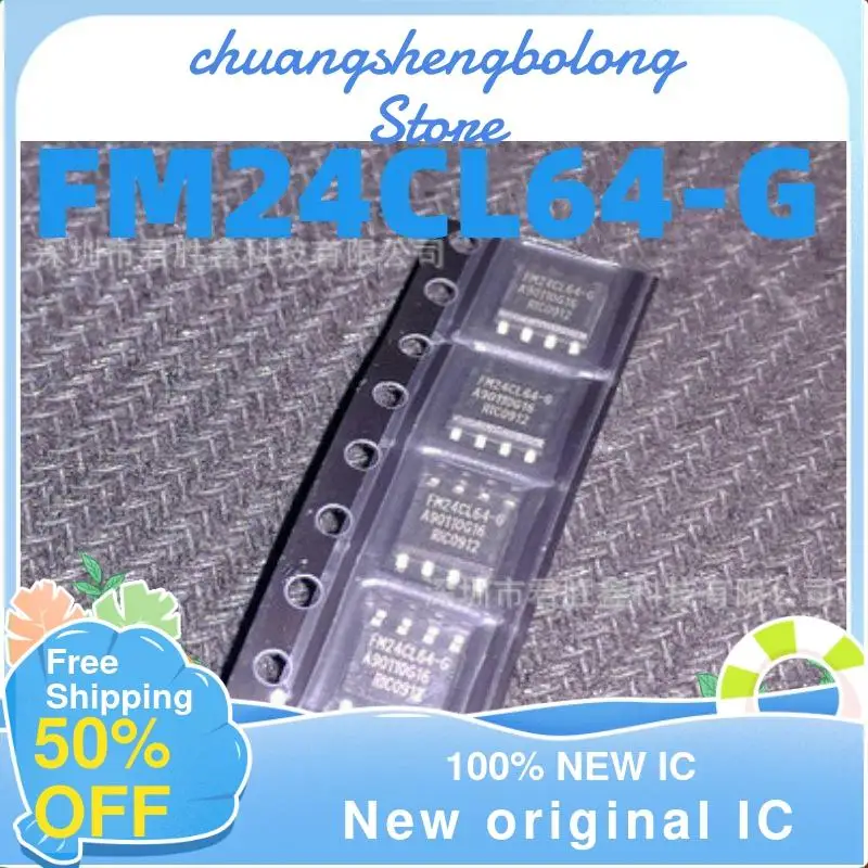 

10 шт., FM24CL64, FM24CL64-S, SOP8, новая оригинальная интегральная схема
