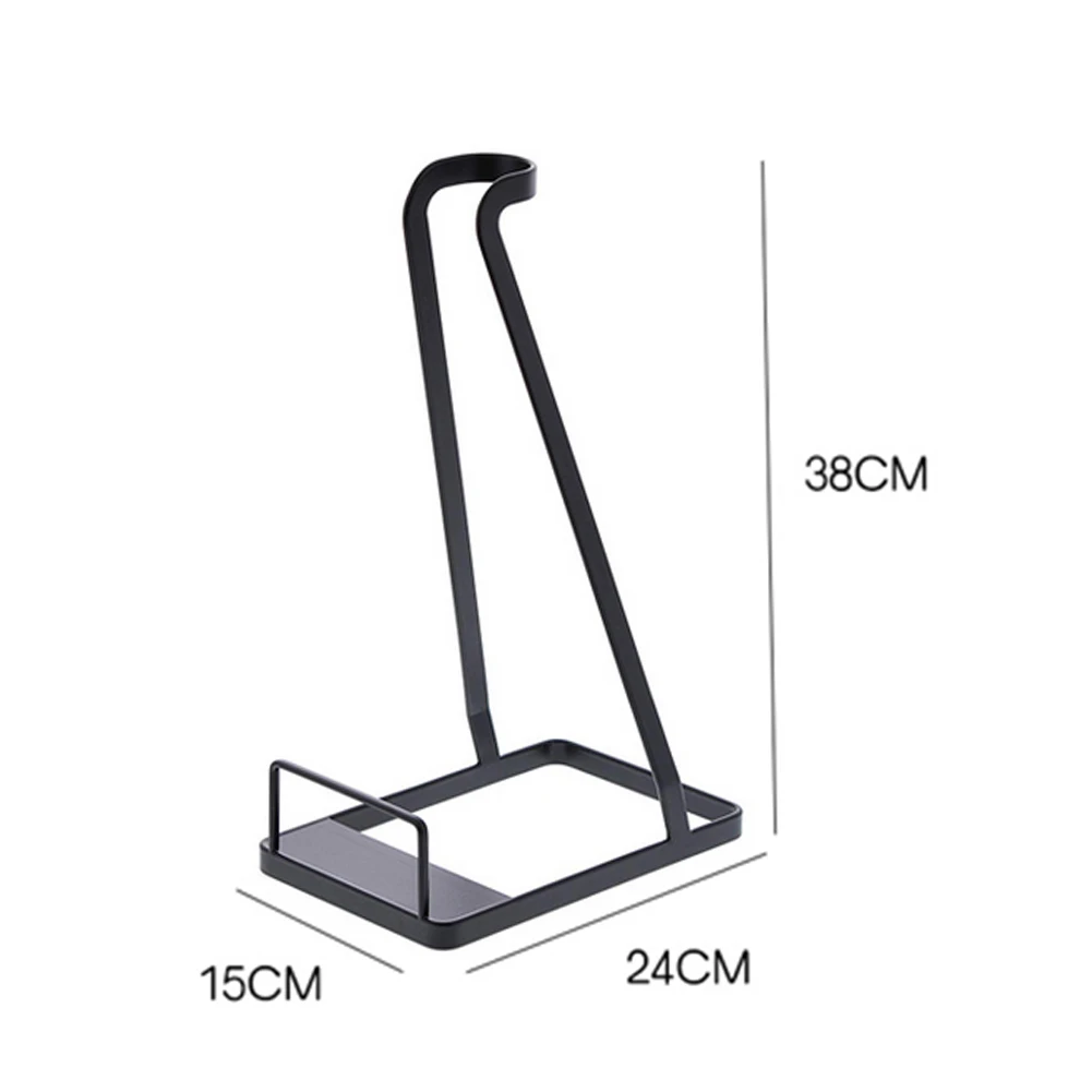 Floor Stand Storage Cleaner Parts Brush Tool Metal Vacuum Cleaner Bracket Holder Creative Bathroom Nail-free Seamless Rack