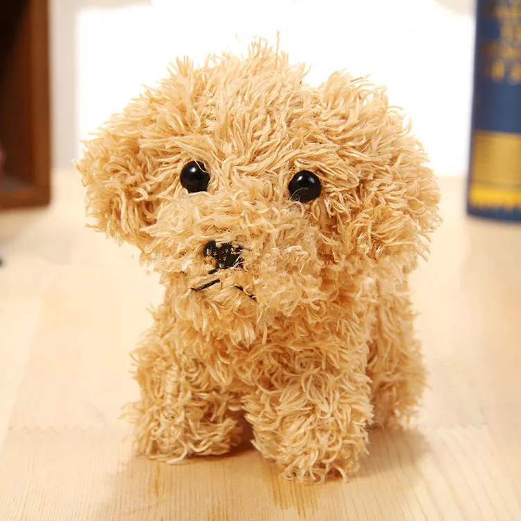 10CM Kawaii Puppy Teddy Plüsch Spielzeug Weiche Stofftier Simulation Hund Puppe Nettes Spielzeug keychain