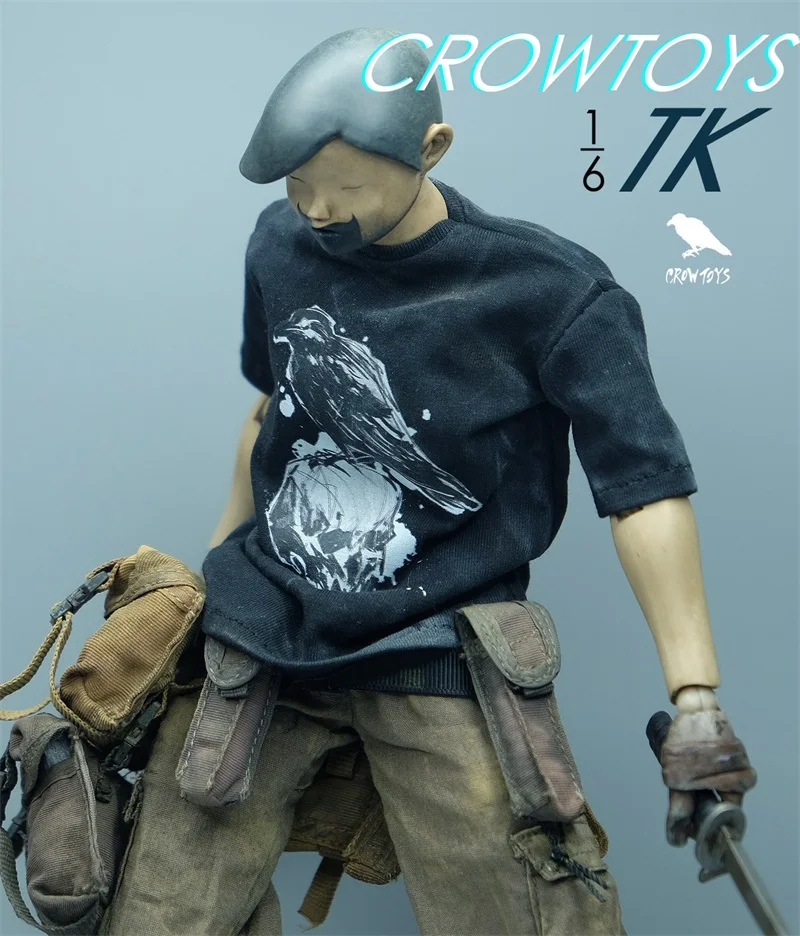 

In Stock CROWTOYS 1/6th Short Sleeves Old Dirty Effect Without Body For 12inch Soldier Doll Collection