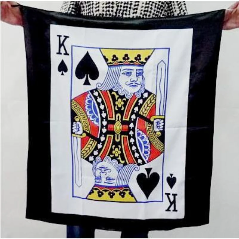 

Bag To Poker Streamer (King Of Hearts) Magic Trick Accessories Card Mentalism Stage Close-Up Magia Toys Joke Gadget