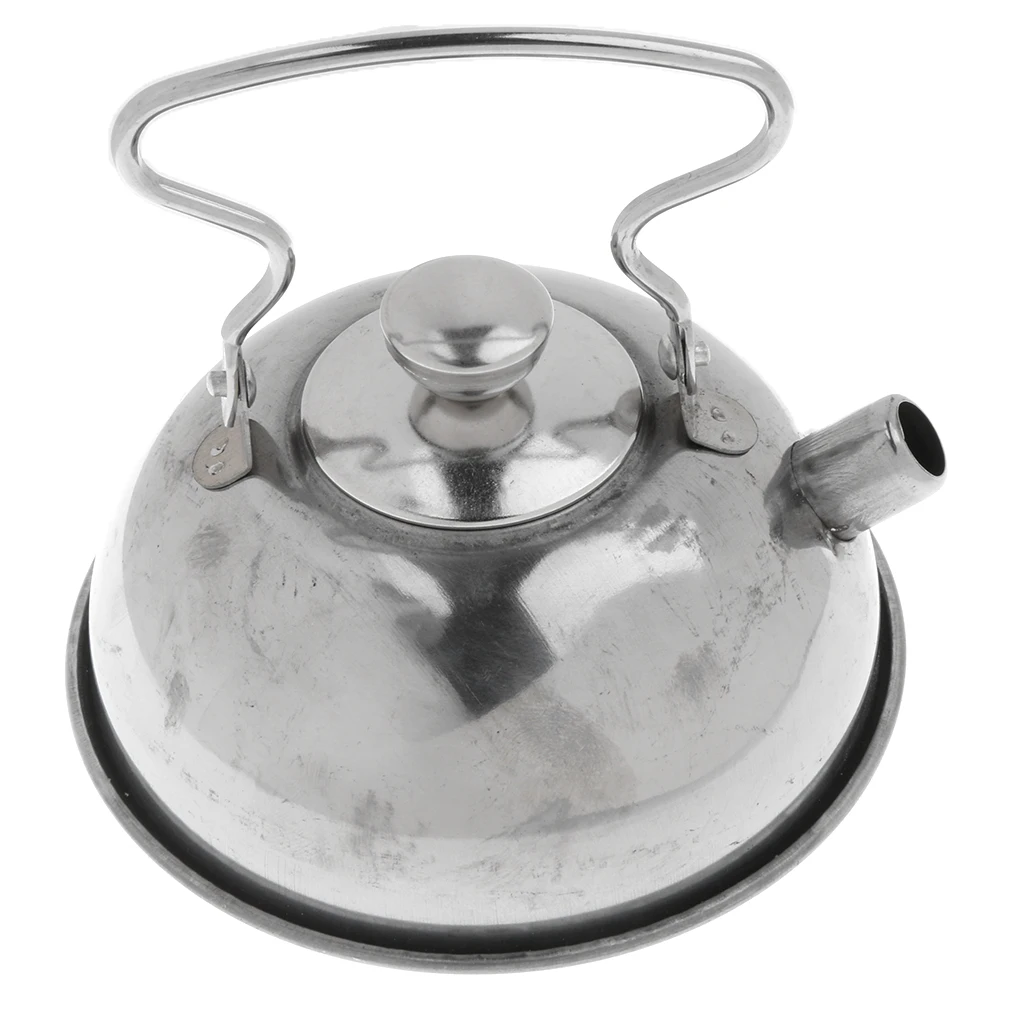 Kids Children Stainless Steel Tea Kettle Kitchen Cookware Pretend Play Toys