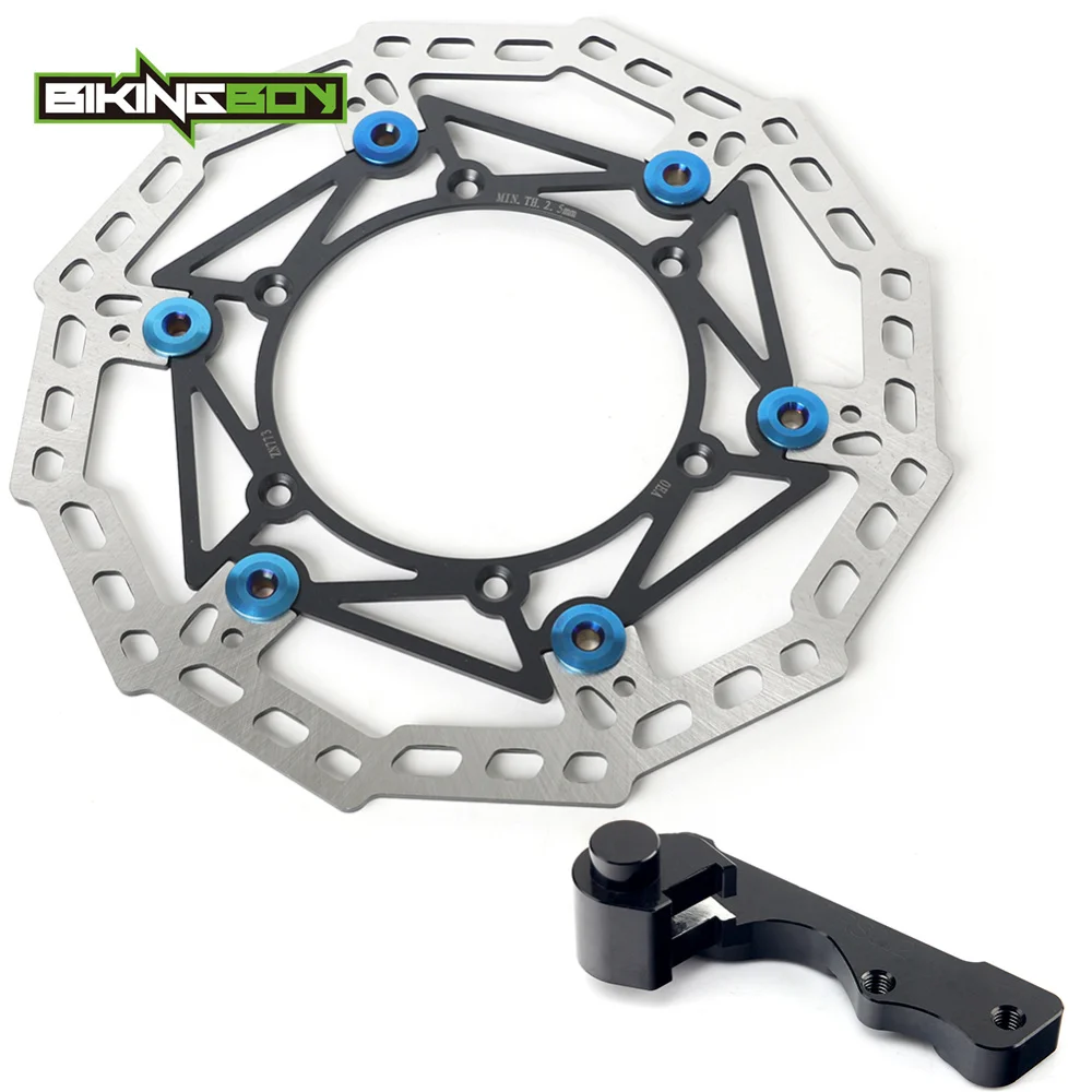 BIKINGBOY Кронштейн ротора переднего тормозного диска 270 мм DRZ400E 00-08 01 02 03 04 05 06 DR-Z 400 S 00-09 07 RM125 96-09 RM250 96-12