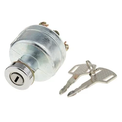 Replacement 6 Terminals Ignition Switch Lock for Marine Tractor Forklift