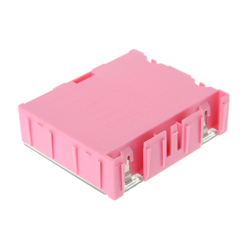 Mini caja electrónica SMD SMT IC, estuches de almacenamiento de componentes electrónicos, 75x63x21mm