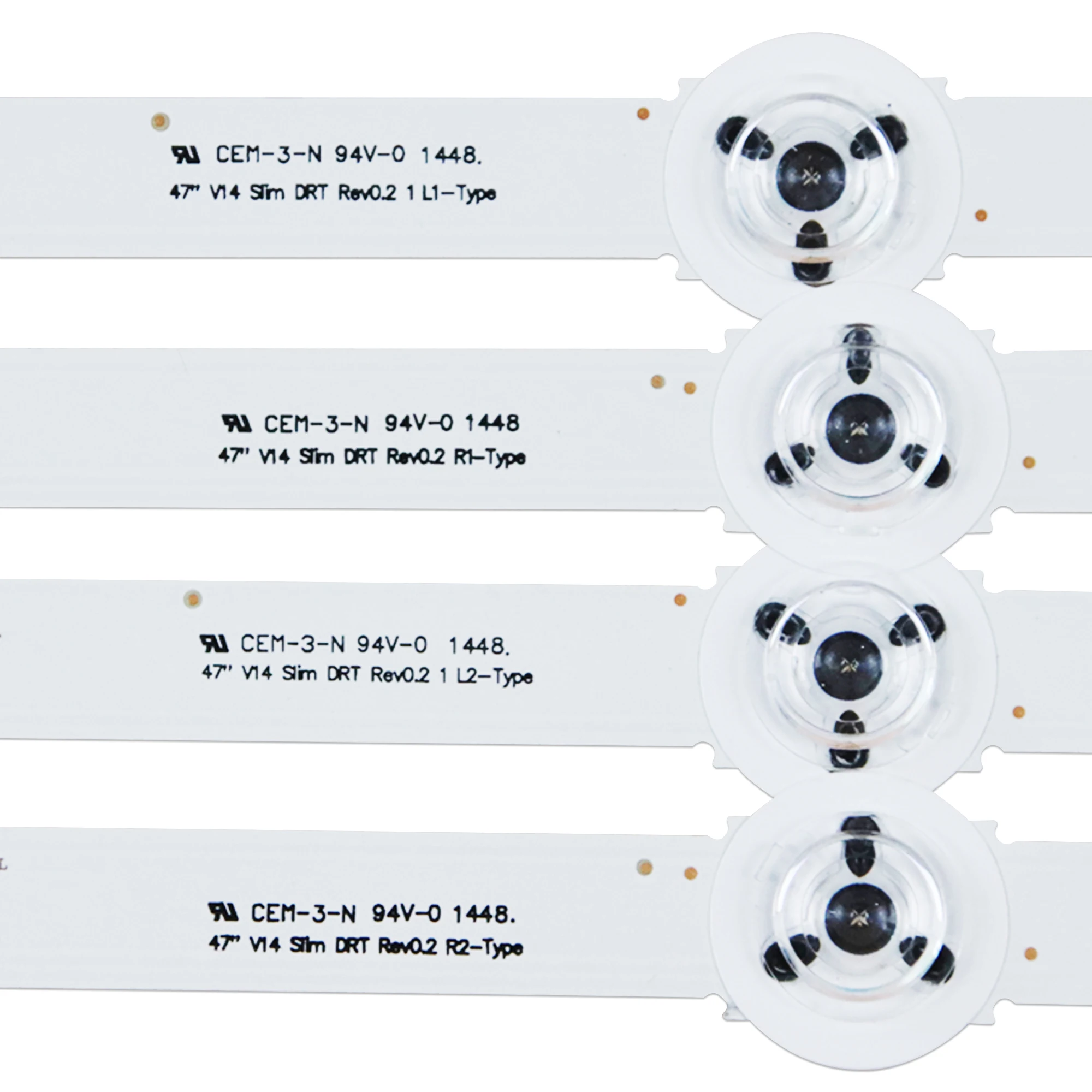 

LED strip For LG 47 v14 slim DRT Rev0.2 LC470DUF VG F1 TX-47AS740E Tx-47ase650E TX-47AS650B TX-47AS740B 6916L-1644A 6916L-1645A