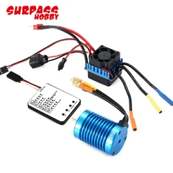 F540 3000KV/3300KV/3930KV/4370KV motore Brushless Sensorless con ESC Brushless 45A combinato e scheda di programma per camion auto 1/10 RC