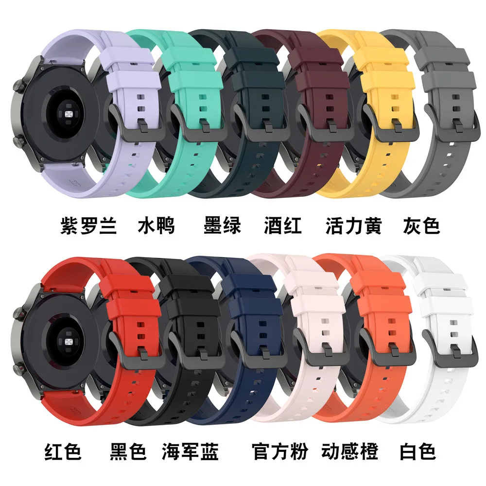 BEHUA 22MM Strap for Huawei Watch GT 2 Pro Wristband Soft Silicone Watchband for Huawei GT2 Pro Bracelet Replaceable Accessories