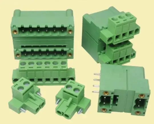 

5sets 2EDGRHM-5.08mm double layer with ear plug-in terminal block welding PCB board socket wiring plug complete set