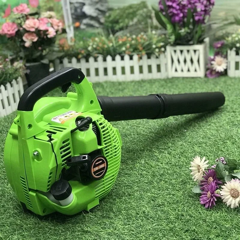 EB260 المحمولة البنزين منفاخ اثنين من السكتة الدماغية منفاخ ثلج موقع البناء تهب الغبار الزراعية المنزلية طفاية حريق