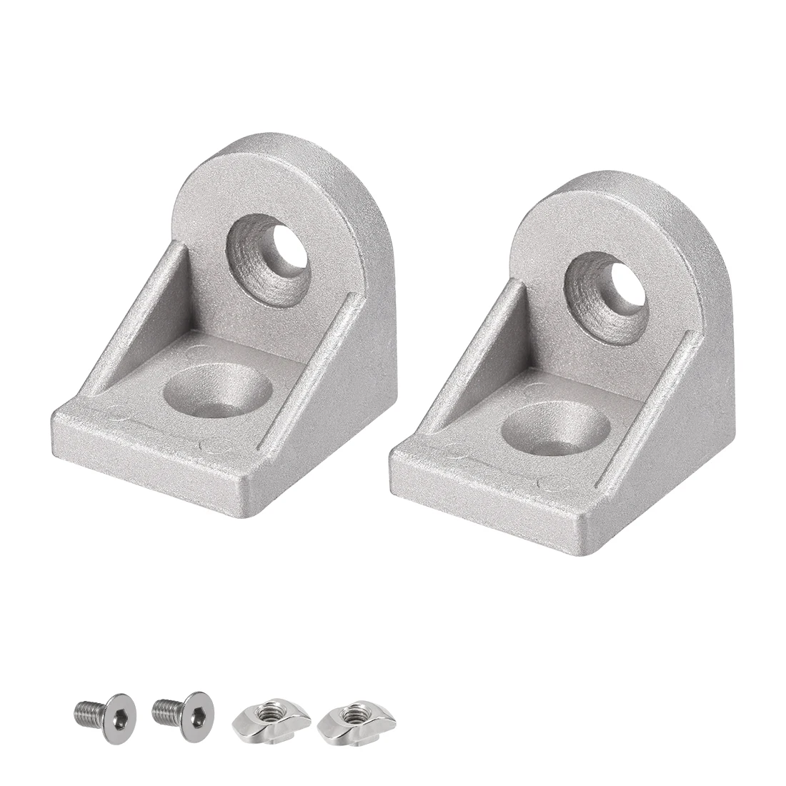 uxcell Angle Arbitrary Bracket Set for 4040 Series Aluminum Extrusion Profile, 2 Pcs