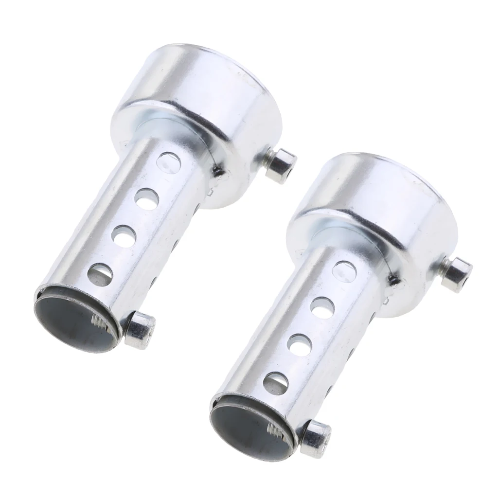 2pcs 80mm 3 inch Exhaust DB Killer Universal Motorcycle Exhaust Muffler Silencer Noise Sound Eliminator 42mm Diameter