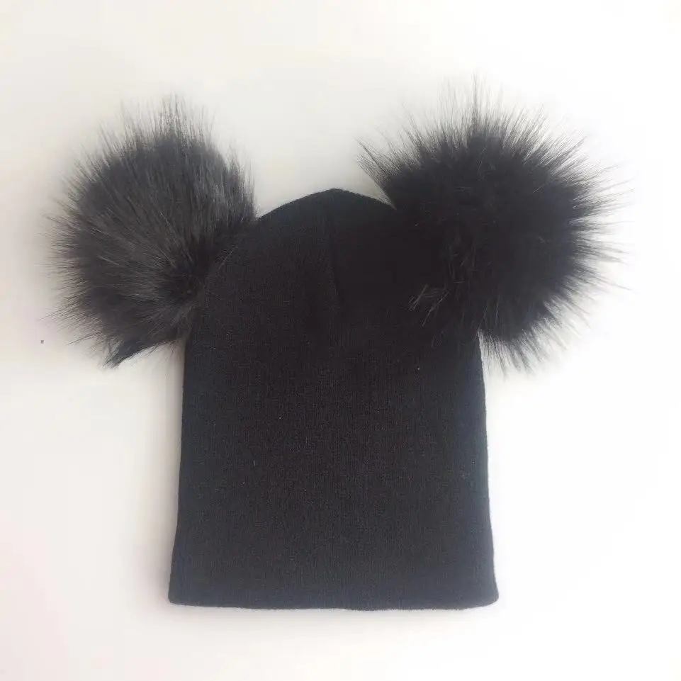 Bonnet en coton avec nœud papillon pour bébé fille, bonnet avec oreille, accessoires de photographie, chapeau pour tout-petit, coloré, grand