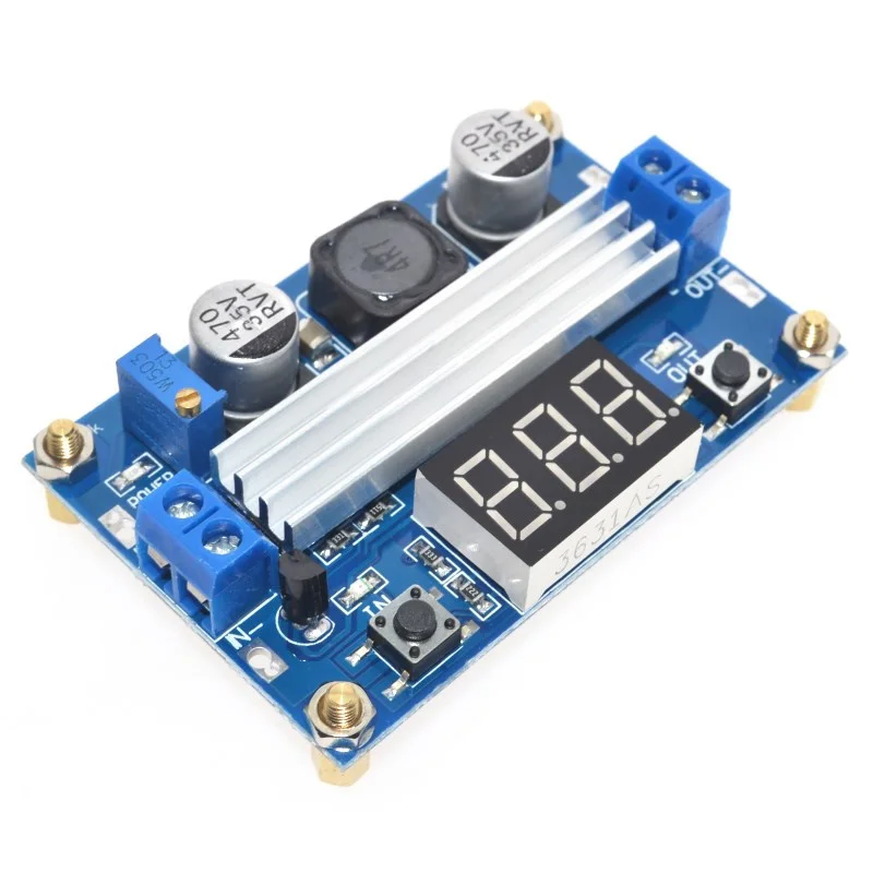 LTC1871 Dc Step Up Booster Converter 3-35VDC Tot 3.5-35VDC + Led Voltmeter DC-DC Step Up Module Voeding voltage Regulator