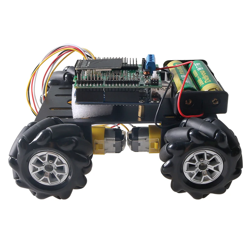 Wireless Control MC100 4wd 60mm Mecanum Wheel Metal Smart RC Robot Car Chassis Wifi/Bluetooth/Handle Controller DIY For Arduino