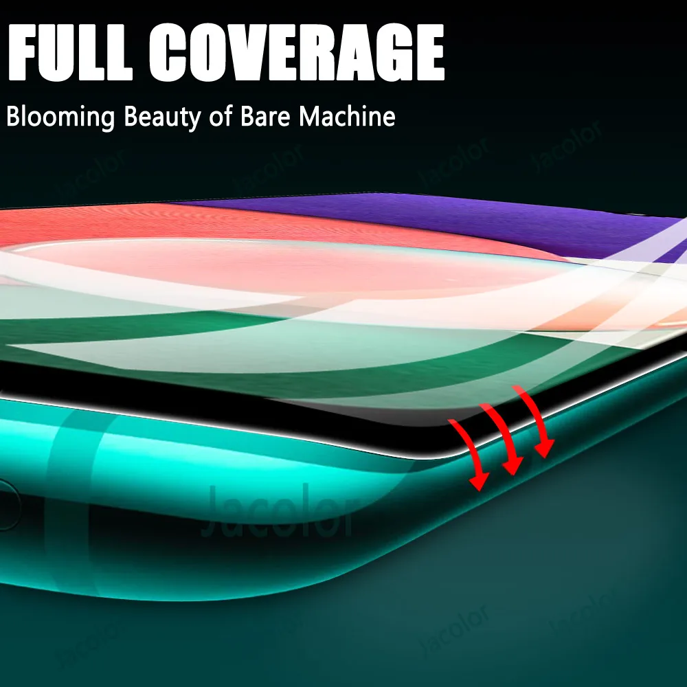 هيدروجيل فيلم لسامسونج غالاكسي A22 A12 A02S A03S حامي الشاشة/الغطاء الخلفي لينة فيلم/كاميرا الزجاج A 22 03S جل فيم غطاء كامل