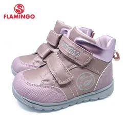 FLAMINGO Autumn Felt High Quality Pink Kids Boots Size 22-27 Anti-slip Shose for Girl Free Shipping 212B-Z5-2516