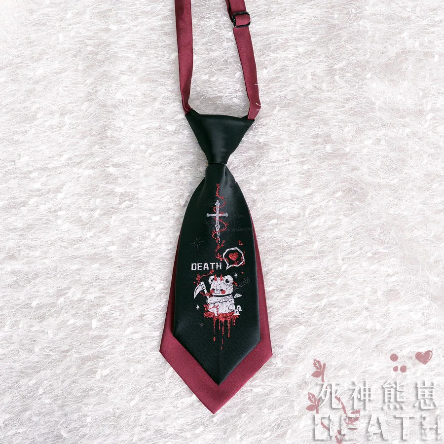 Anime Lolita JK Uniform Ties Cosplay Harajuku Men Women Bow Tie Neck Clothing Accessories Halloween Props