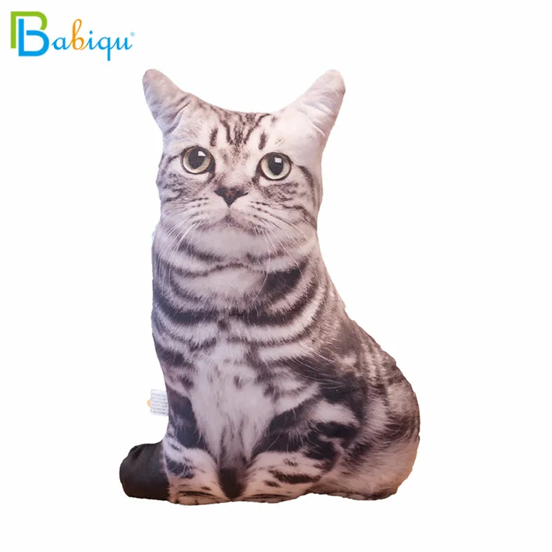 1pc 50cm pluszowa imitacja kot poduszki do spania miękkie pluszaki Sofa z poduszkami Decor Cartoon pluszowe zabawki dla dzieci dzieci prezent — zdjęcie 2
