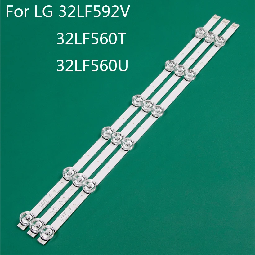 

LED TV Illumination Part Replacement For LG 32LF560U-ZB 32LF560T-TA 32LF592V LED Bar Backlight Strip Line Ruler DRT3.0 32 A B