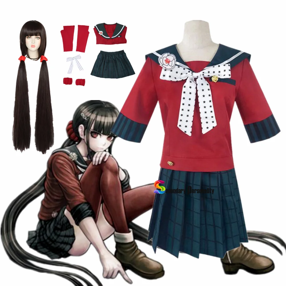 

Anime Danganronpa Cosplay Harukawa Maki Cosplay Costumes Wig School Girls Uniform Dangan Ronpa Halloween Costume For Women