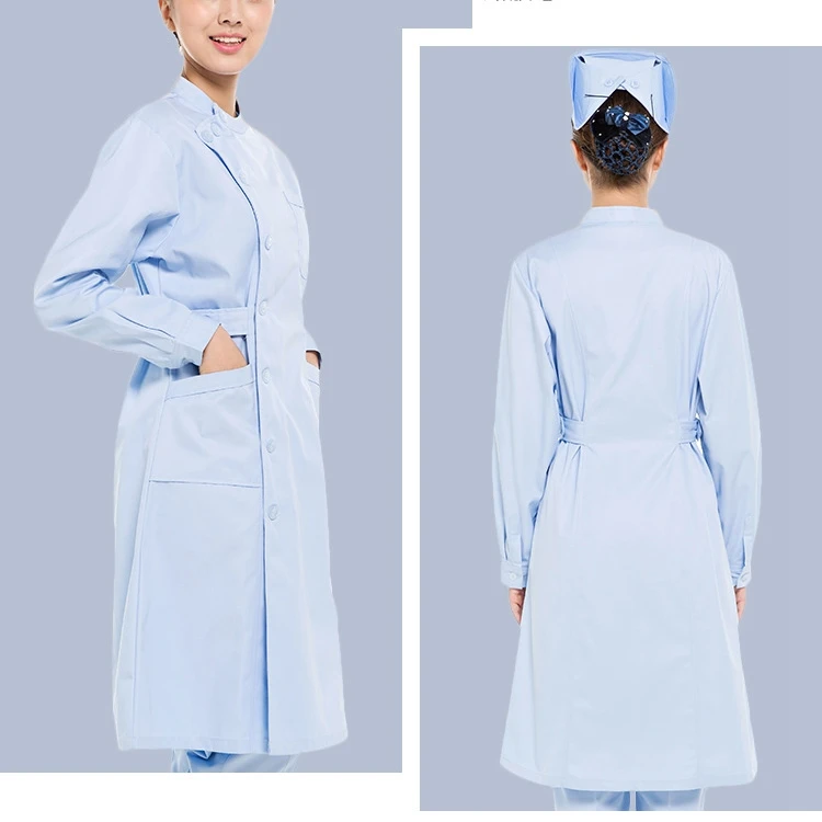 Viaoli Pharmacy Pet Hospital Nurse Uniform Scrubs Dress Dentistry Doctor Overalls Lab Coat Spa Uniform Medical Surgical Uniforms