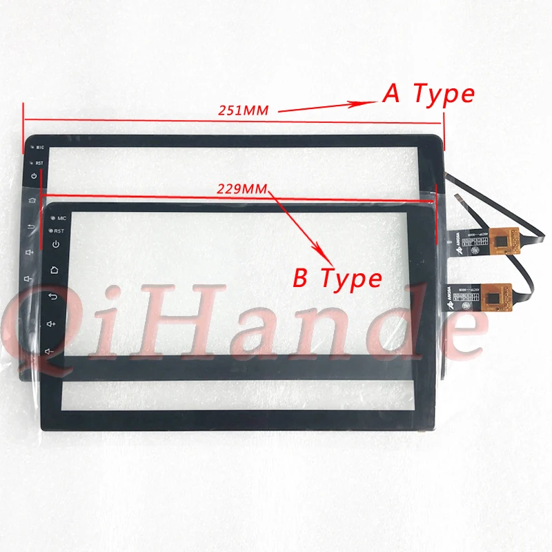 New 2.5D Touch Screen For FYGGD101-002-FPC-A Touch ScreenTouch Panel Parts Sensor Glass Digitizer Car GPS Monitor Navigation