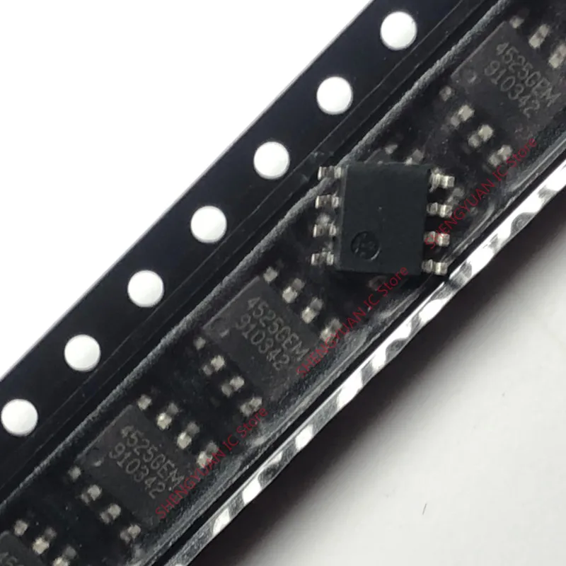 10Pcs AP4525GEM-HF AP4525GEM 4525GEM SOP-8 AP4525 N AND P-CHANNEL ENHANCEMENT MODE POWER MOSFET 100% New imported Original