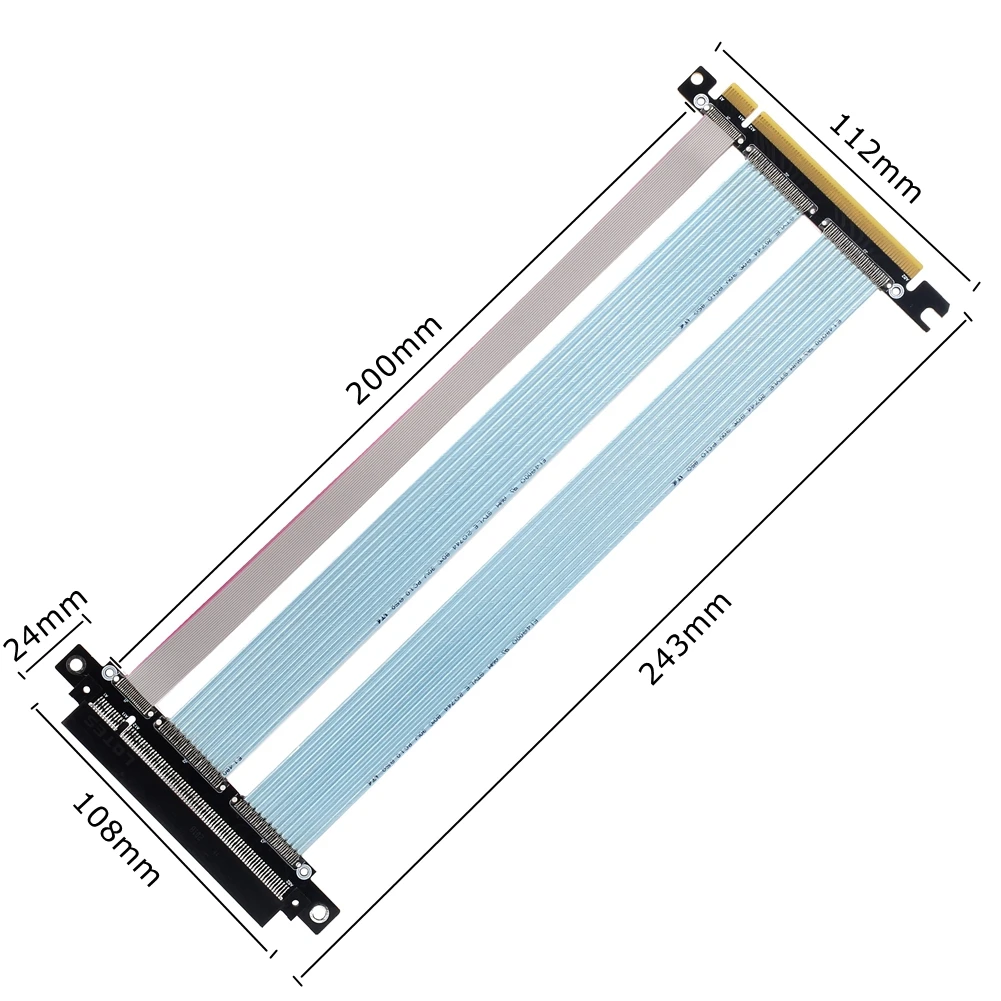 Cable de extensión para tarjeta gráfica Max 2021G/bps PCIe4.0 x16, Compatible con 3M, estándar PCI-E 256, 16x, alta velocidad, GPU, novedad de 4,0