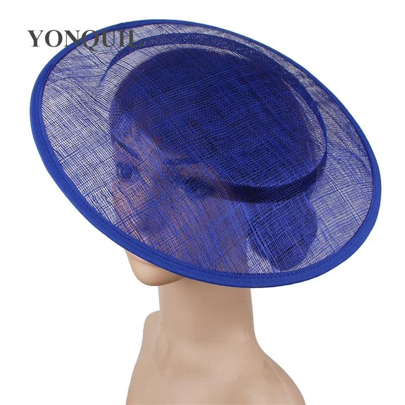31CM Sinamay Fascinator Base Big Size Hats Nice DIY Fascinator Hair Accessories Cocktail For Elegant Women Ladies Derby Chapeau
