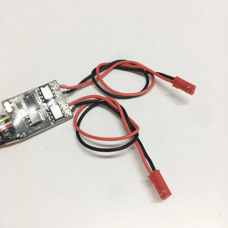 1 pz Dual-way bidirezionale spazzolato ESC 2S-3S Lipo 5A regolatore di velocità interruttore elettrico per RC barca/serbatoio 130 180 motore