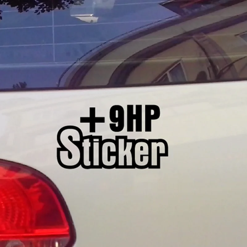 XY +9HP Funny Vinyl Reflect Decal Car Sticker Decals Car Rear Windshield Body Auto Bonnet 16CMX9CM