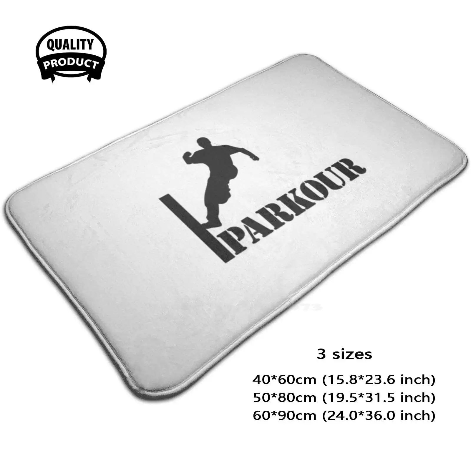 Karpet rumah bantal lembut Parkour karpet pintu karpet mobil Tract Du Deplacement Traceur anak-anak Parkour anak-anak Parkour Slogan Parkour