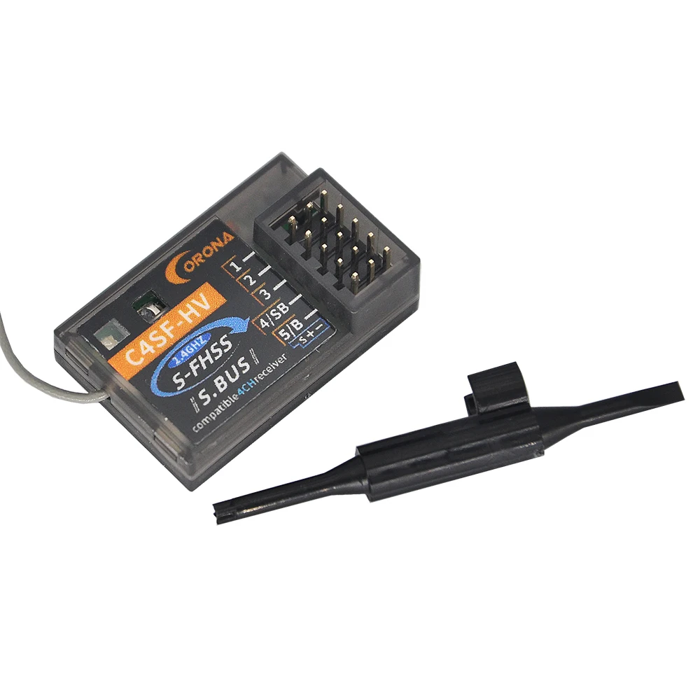 Corona RC C4SF-HV 2.4GHz Futaba FHSS/S-FHSS Compatible Receiver SBUS For 3PL, 3PRKA, 4PLS, 4PX, 4GRS 4PM