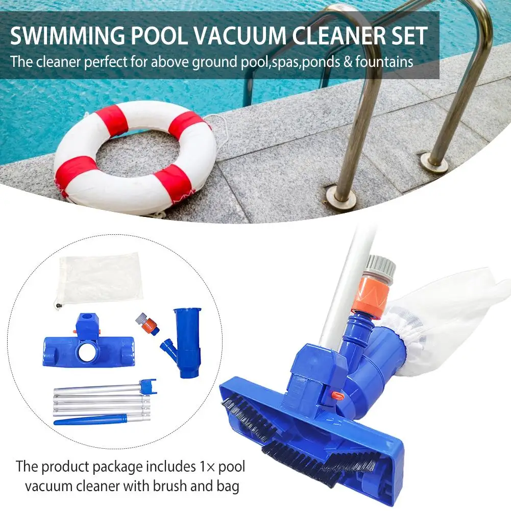 Mini Pool Vacuums Jet Underwater Cleaner Swimming Pool Floating Objects Cleaning Tools Suction Head Pond Fountain Brush Cleaner